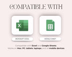 Wedding Planner Digital Download | Wedding Budget Tracker, Guest List, Timeline, Checklist, Seating Chart