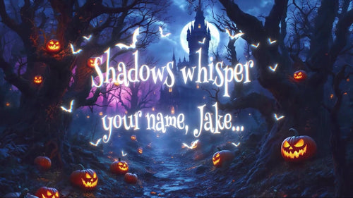 Personalised Halloween greeting video sample